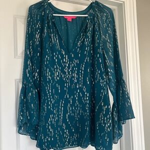 Lilly Pulitzer Matilda Chiffon blouse - XL